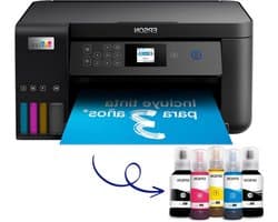 Inkjet Printer - EcoTank Printer - Thuisprinten - Warmtevrije Printtechnologie - A4 - Wit