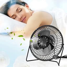 Mini Solar Fan - Zonnepaneel Ventilator - Draagbaar en Lichtgewicht - Koeling voor Binnen en Buiten - Geschikt voor Camping en Tuin — thumbnail 4