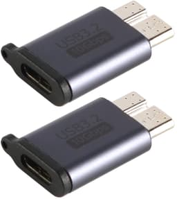 Dailygoody - Adapters USB C naar Micro USB - Gegevensoverdracht - Klein en draagbaar - Externe Harde Schijf - Geschikt voor tablet en laptop — thumbnail 1