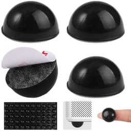 50 Stuks Rubberen Voetjes Zelfklevend – 18 mm Halfronde Siliconen Bumper Pads voor Luidsprekers, Meubels, Elektronica en Glazen Tafelbladen — thumbnail 1