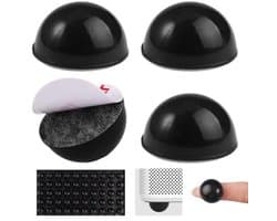 50 Stuks Rubberen Voetjes Zelfklevend – 18 mm Halfronde Siliconen Bumper Pads voor Luidsprekers, Meubels, Elektronica en Glazen Tafelbladen