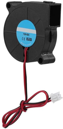 Dailygoods - Dailygoody - 5015 Ventilator - Turbo Fan Blower - Koelventilator voor 3D-printer - Zwart - 12V/24V - Oplossing voor koelproblemen - Geschikt voor 3D-p — thumbnail 1