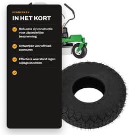 Dailygoods- Sneeuwblazer Band Lekbestendig - 14x4.00-6 Band - Robuuste Constructie - Tubeless Vervanging - Uitstekende Tractie - Offroad Bescherming - Tuinband — thumbnail 3