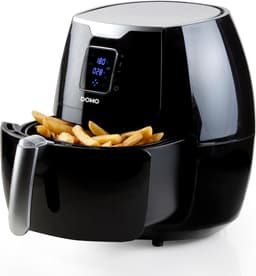 Heteluchtfriteuse - Friteuse XXL - Gezond Frituren - Snelle Luchtcirculatie - 5.5 Liter - Zwart Zilver — thumbnail 3