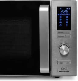 Magnetron Grill Convectie - Multifunctionele Oven - Snel Maaltijden Bereiden - 7 Voorgeprogrammeerde Menu's - 25 Liter Capaciteit - Zilverkleurig — thumbnail 2