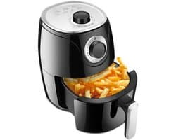 Airfryer XL - Heteluchtfriteuse Oven - Gezond Koken - 8 Kookvoorinstellingen - 52 Liter - Zwart