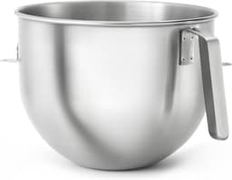 Mengkom RVS - Keukenmachine Kom - Zwaar Beslag Maken - Ergonomisch J-Handvat - 6.6 Liter - Zilverkleurig — thumbnail 1