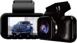 Dashcam 4K - Autocamera DVR - Rijgedrag Vastleggen - Dubbele Lens - 3 inch scherm - Zwart — thumbnail 1