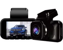 Dashcam 4K - Autocamera DVR - Rijgedrag Vastleggen - Dubbele Lens - 3 inch scherm - Zwart
