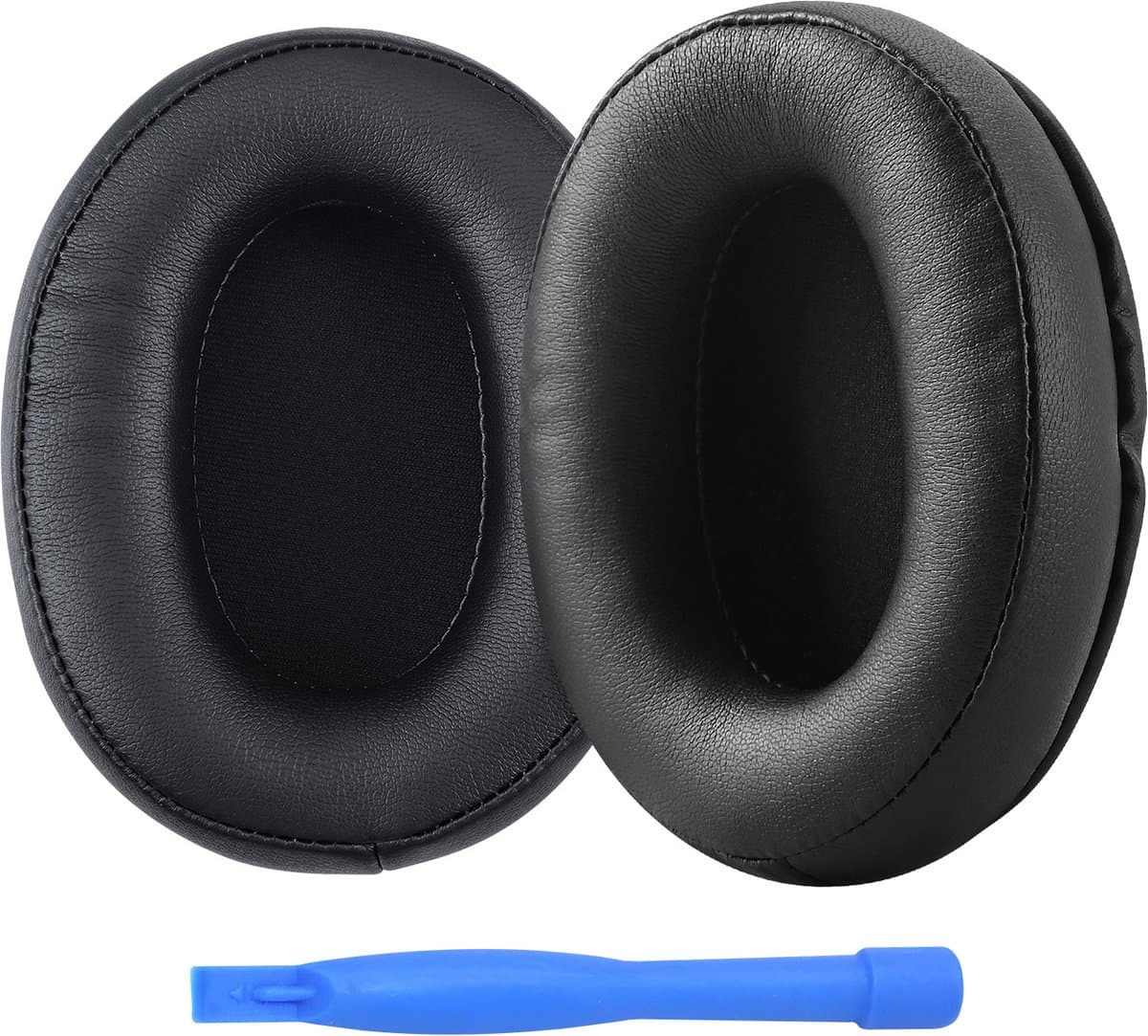 Vervangende Oorkussens voor HyperX Cloud Stinger/Cloud Flight/CloudX/Cloud II/Cloud III/Cloud Alpha/Cloud Core/Mix Hoofdtelefoons van MMOBIEL – Memory Foam, Protein PU Koptelefoon Oorkussens – Zwart — afbeelding 1