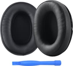 Vervangende Oorkussens voor HyperX Cloud Stinger/Cloud Flight/CloudX/Cloud II/Cloud III/Cloud Alpha/Cloud Core/Mix Hoofdtelefoons van MMOBIEL – Memory Foam, Protein PU Koptelefoon Oorkussens – Zwart — thumbnail 1