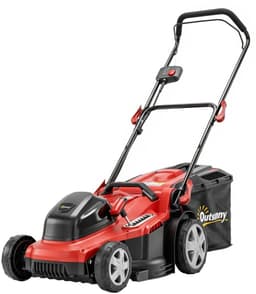 Elektrische Grasmaaier - 800 W - 40 cm maaibreedte - 45 liter Opvangbak - 7 Instelbare Maaihoogtes (25–75 mm) – Accu-indicator - Overbelastingsbeveiliging - Tuingereedschap voor Gazon - Rood + Zwart — thumbnail 1