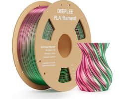 Glanzend Zijde PLA Filament 1.75mm - Meerkleurig 3D Printer Filament 1kg