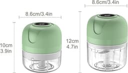 Mini Elektrische uiensnijder - Krachtige Press voor Knoflook & Ui - Mini chopper-Draadloze keukensnijder — thumbnail 5
