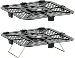 alpina Dubbele Airfryer XXL - 2 x 5.5L Manden - Heteluchtfriteuse 11 Liter - 12 Programma's - 2800 W - Zwart — thumbnail 14