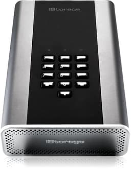 iStorage diskAshur DT2 - externe harde schijf - 22 TB - Zwart - Grafiet — thumbnail 4