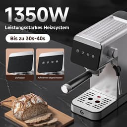 Koffiemachine met Bonen Volautomaat - Koffiezetapparaat - Koffiemachine - Espressomachine — thumbnail 2