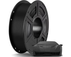 PLA+ Filament Zwart 1.75mm voor 3D Printers - Hoge Sterkte en Temperatuurbestendig