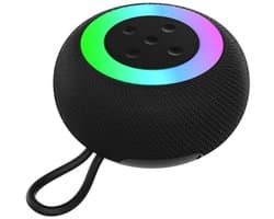 longziming -Bluetooth-luidspreker - Draagbare Outdoor Bluetooth Speaker – IPX6 waterdicht - 360° Surround Sound - RGB-verlichting - 24H accu