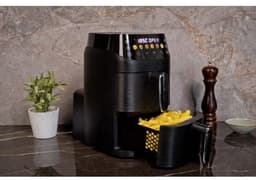 Nexxt Double Stack Airfryer – 2x 2.5L – Compact & Ruimtebesparend – 2 Gerechten Tegelijk – Ideaal voor Kleine Keukens — thumbnail 6