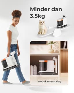 Tapijtreiniger – Meubelreiniger – Stofzuiger – Bankreiniger – Matrasreiniger – Krachtige Zuigkracht 12.000 Pa – Stil Geluid 69 dB — thumbnail 3