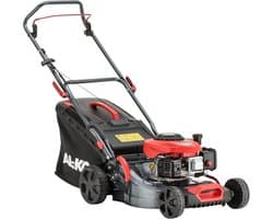 Benzine grasmaaier - Grasmaaier met motor - Gazon onderhoud - Centrale maaihoogte instelling - 41 cm maaibreedte