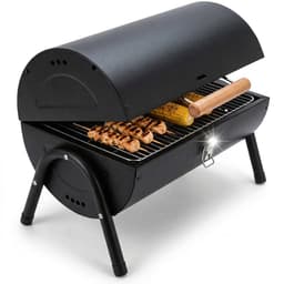 Lomera Houtskool BBQ - Houtskoolbarbecue - Tafel BBQ Houtskool - Tafelbarbecue Houtskool - Draagbare Houtskool BBQ - Camping BBQ Houtskool - Mini Houtskool BBQ - Opvouwbare Houtskool BBQ — thumbnail 1