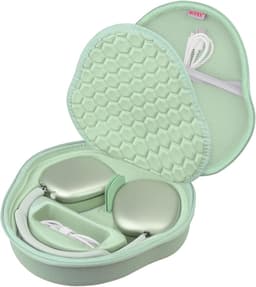Koptelefoon Draagtas - Opbergcase Hoes - Reizen Bescherming - Slaapstand Functie - 22.5x6.9x23.9cm - Groen — thumbnail 1