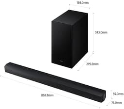 Samsung B-Series HW-B450F Zwart 2.1 kanalen — thumbnail 3