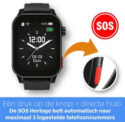 Weewise WS81 - GPS-horloge voor senioren - Valdetectie - SOS knop - GPS Tracker - GPS Horloge Ouderen - Alarm Horloge - SOS Horloge - Valdetectie - Alzheimer - Dementie - Alarmknop - Videobellen - Inclusief Simkaart & App — thumbnail 7