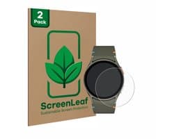 ScreenLeaf - Screenprotector voor Samsung Galaxy Watch 6 / 7 / 8 (40 mm) - Duurzame schermbescherming Folie Beschermfolie transparant 2 Stuks
