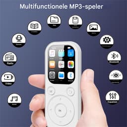 longziming -MP3-speler met Bluetooth 5.3 – 32GB HiFi Muziekspeler met 2,01″ Scherm, Ingebouwde Speaker, FM-Radio, Spraakopname & E-book Functie — thumbnail 3