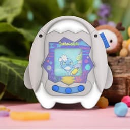 Allecto- Beschermhoesje Tamagotchi Paradise - schattig - siliconen - wit - cartoon - met sleutelhaak - leuk - compatibel - Beschermhoesje voor Tamagotchi Paradise, schattig, leuk, cartoon, siliconen, beschermhoes met sleutelhaak, wit. — thumbnail 5