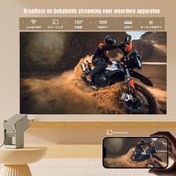 DYNA® Mini beamers - Projector - Mini beamer - Matcha - 32cm x 18cm x 18cm — thumbnail 4