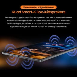 Tablette Blackview Mega 12 - 12,2 inch - Android 16 - 5G - 36GB RAM - 256GB ROM - 10000mAh Accu - 50MP+8MP Camera - Met toetsenbord en stylus - Gouden — thumbnail 5