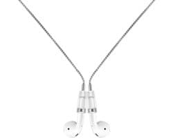 Anti-Verlies Nekkoord voor Draadloze Oordopjes - Goud/Zilver