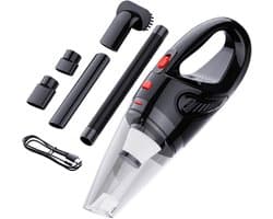 120W handstofzuiger voor in de auto, krachtige draagbare droge stofzuiger, 12V, zwart