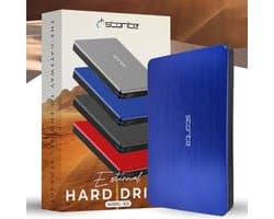 Externe Harde Schijf - Opslagapparaat Gegevens - Back-up Maken - Snelle USB 3.0 - 320 GB Capaciteit - Blauw