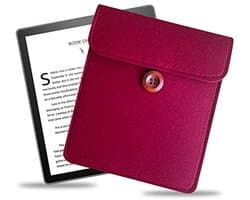 Vilt Sleeve voor 7" E-Readers - Beschermende E-Book Tas in Rood