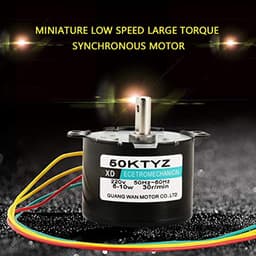 Lage Snelheid Synchrone Motor 5-50 RPM voor Industriële Toepassingen en Vaatwassers — thumbnail 3