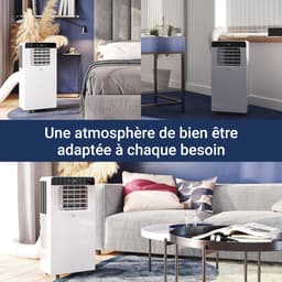 Mobiele Airconditioner 3-in-1 voor Ruimten tot 25 m² | Koelen, Ontvochtigen en Ventileren | Eco Vriendelijk Koelmiddel | 7000 BTU/h — thumbnail 2