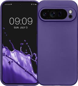 kwmobile metallic telefoonhoesje van TPU - geschikt voor Google Pixel 9 Pro - Flexible case voor smartphone - In metallic blauwpaars — thumbnail 5
