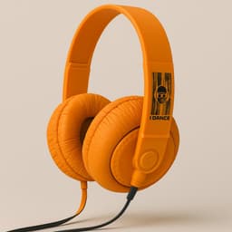 iDance SDJ850 Oranje Supraaural Hoofdband koptelefoon — thumbnail 3