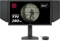BenQ Zowie XL2540X+ Gaming Monitor 280Hz - XL Setting to Share - Black Equalizer - Color Vibrance - S Switch - Zeer snel eSports beeldscherm - 24 inch - inclusief schaduwkappen — thumbnail 1