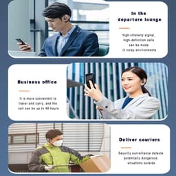 Open Ear Single Ear Bone Conduction - Bluetooth Headset met microfoon en oorhaken - Draadloze Bluetooth 5.3 Air Conduction Oordopjes voor training, hardlopen, sportschool — thumbnail 4