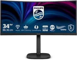 Philips 3000 series 34B2U3600C - Ultrawide USB-C Dock Monitor - 90w - RJ45 - Smart KVM - HDR400 - 34 inch — thumbnail 2