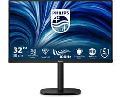 Philips 3000 series 32B2N3500/00 computer monitor 80 cm (31.5") 2560 x 1440 Pixels Quad HD LCD Zwart — afbeelding 1