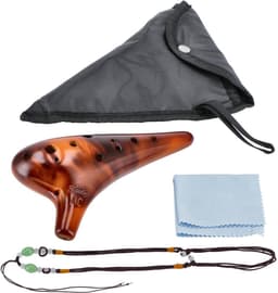 Alt-ocarina 12-gaten - incl. accessoires - Yellow - Fazley 11CAC12 — thumbnail 4