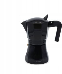 Maestro Aluminium Koffiezetter voor 3 Kopjes (150 ml) - Zwart — thumbnail 1