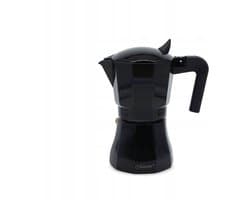 Maestro Aluminium Koffiezetter voor 3 Kopjes (150 ml) - Zwart